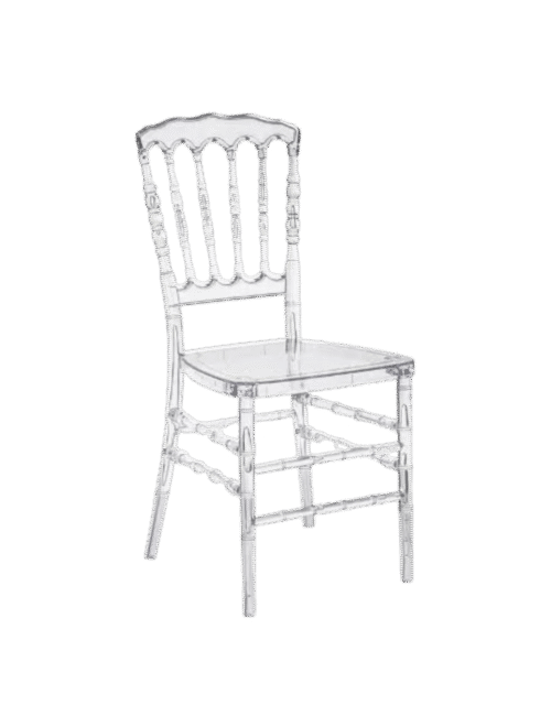 Chaise napoléon transparente